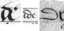 example of letter 'd'